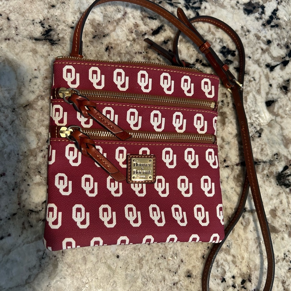 Dooney & Bourke Oklahoma University Red Crossbody Bag